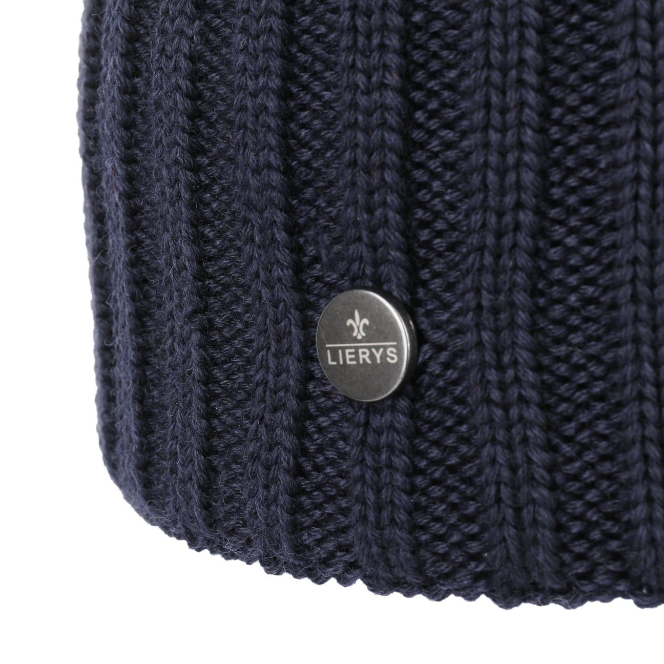 Lierys Merino Wool Knit Beanie with Foldable Cuff - Warm Winter Hat for Men & Women - Perfect for Skiing, Hiking, and Cold Weather Activities