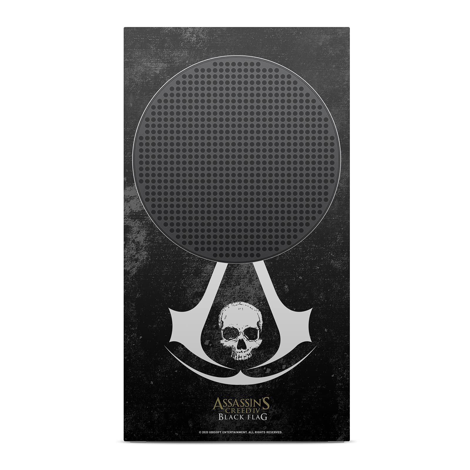 Official Assassin's Creed Grunge Black Flag Logo Vinyl Skin Sticker for Xbox Series S Console & Controller - Gaming Decal for Enhanced Grip & Protection | Perfect for Gaming Setups & Collector Displays