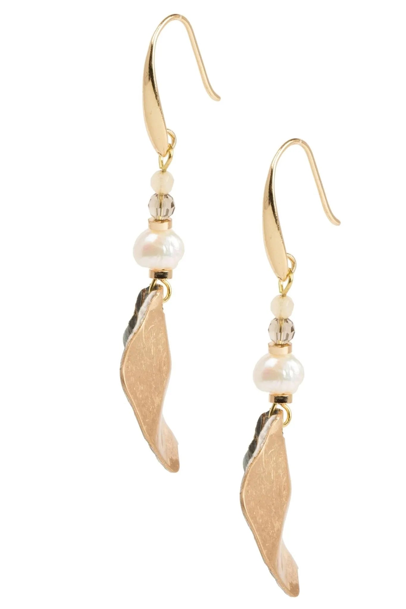 Anita Elegant Pearl Drop Earrings for Women - Perfect for Weddings, Parties & Special Occasions