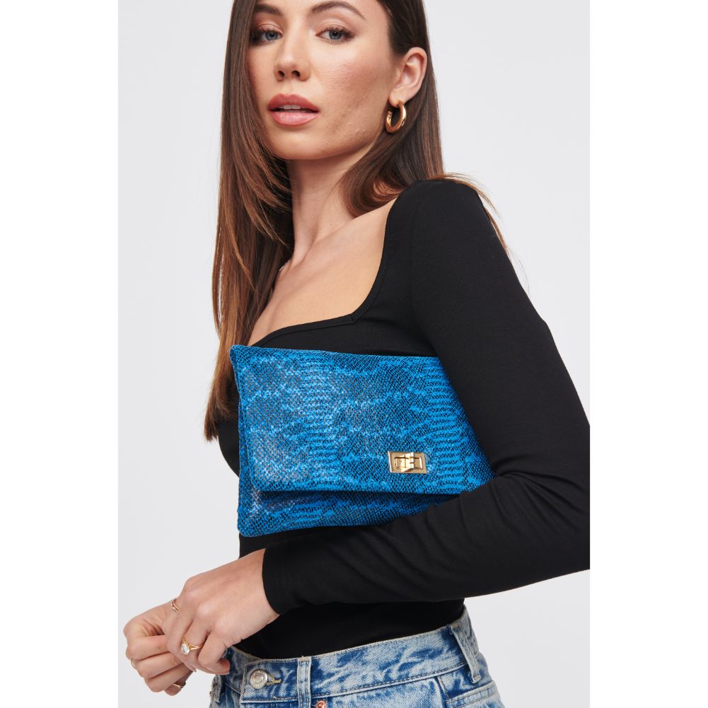 Rykard Snake Clutch - Stylish Reptile Print Handbag for Women | Perfect for Parties, Night Out & Fashion Events