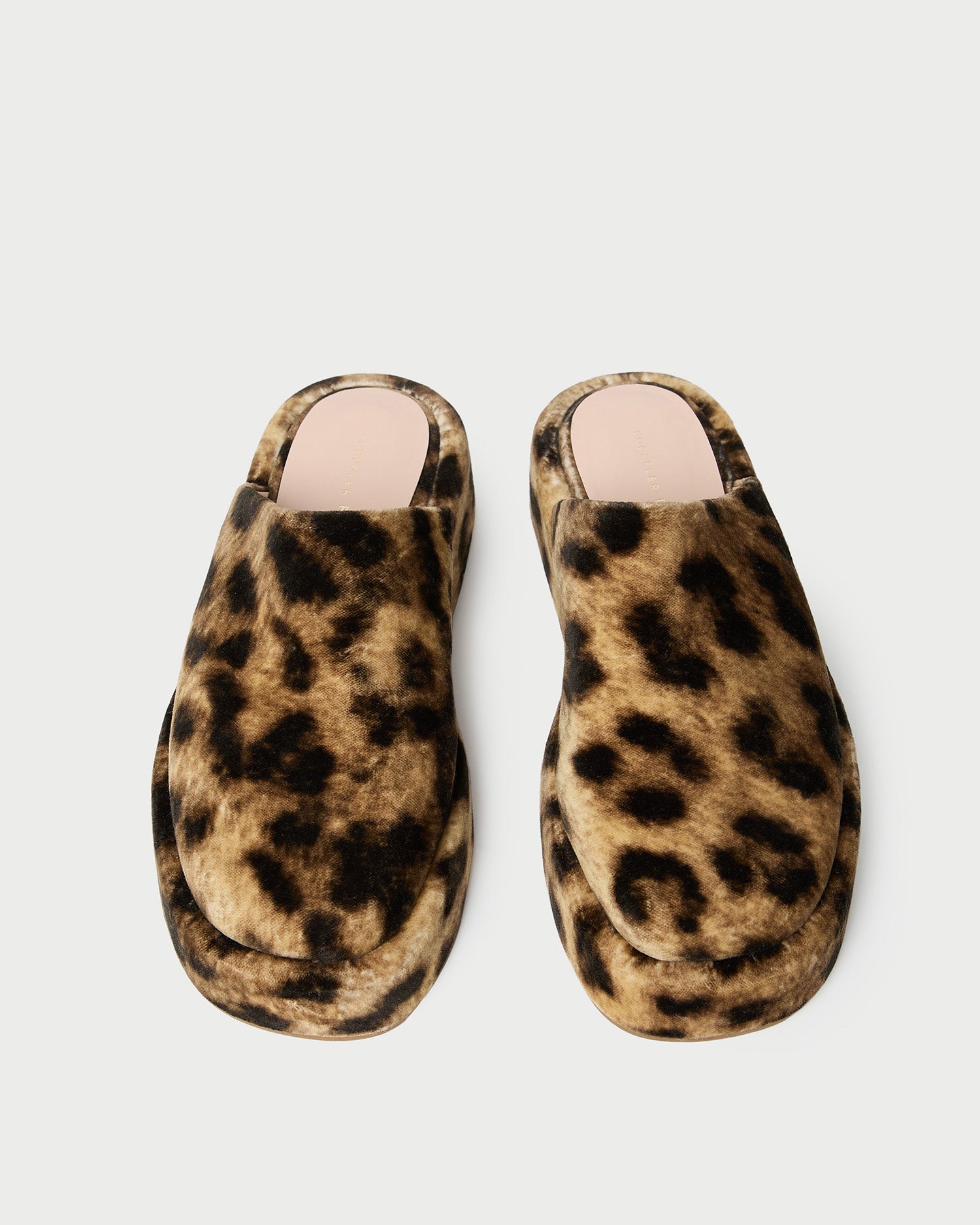 Haven Leopard Print Velvet Mule Slippers - Women's Fashion House Shoes for Comfortable Indoor/Outdoor Wear