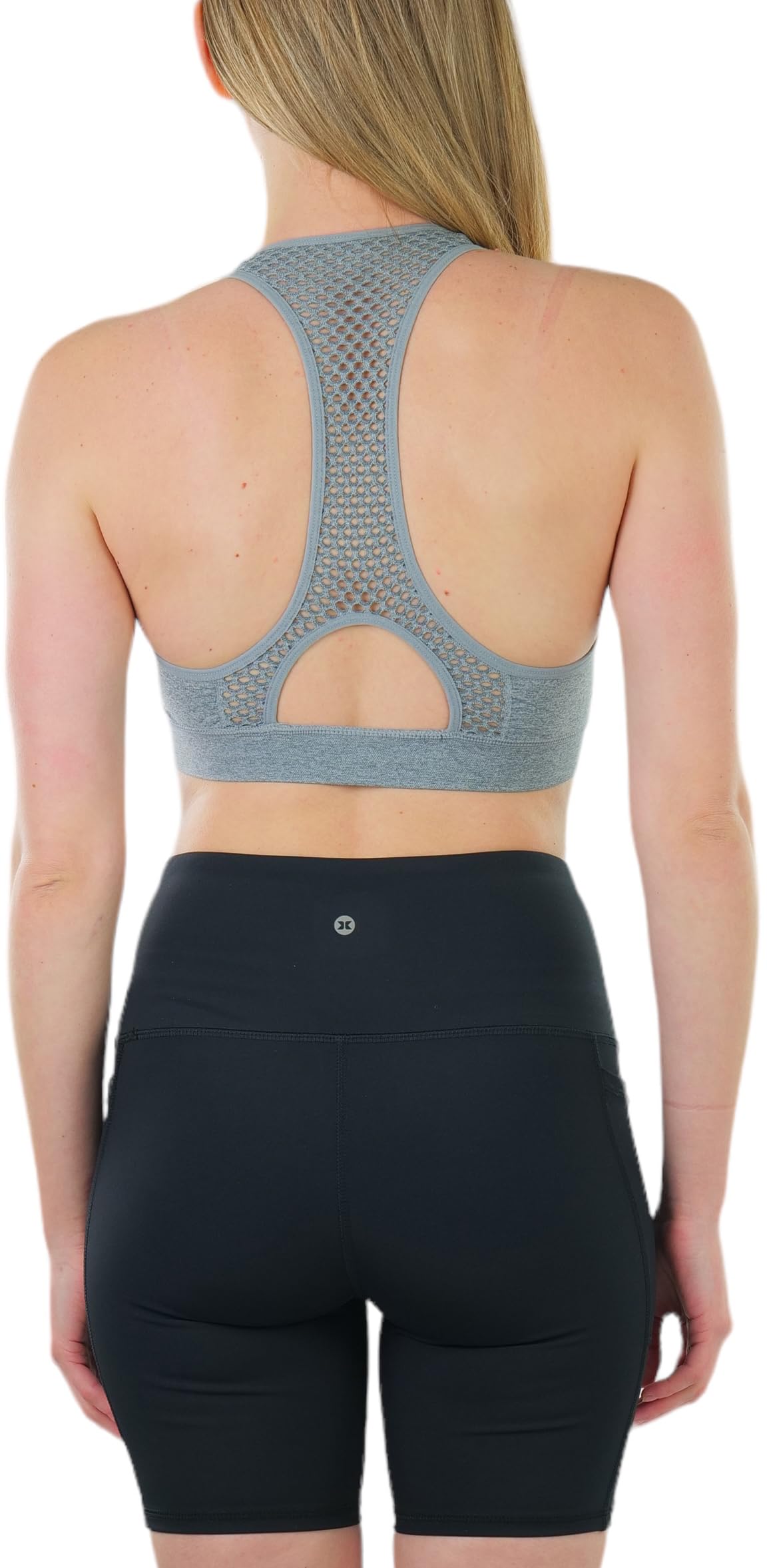 ToBeInStyle Women's Seamless Wire-Free Sports Bras & Bralettes - Supportive, Comfortable & Breathable for Yoga, Running, Gym Workouts & Everyday Wear