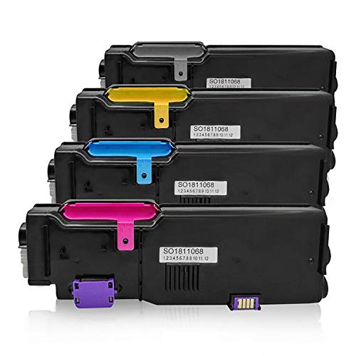 High Yield Xerox C400/C405 Toner Cartridge - 4 Colors, 10.5K Black & 8K CMY Pages - for Office & Home Printing