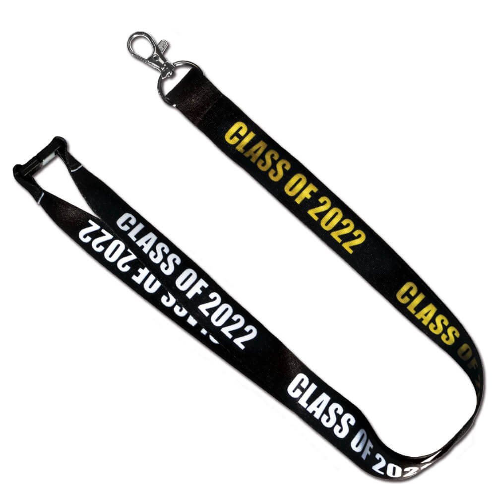 PinMart Graduation Lanyard for High School & College - Custom Class Year Lanyard for Commencement Ceremony, ID Badge Holder & School Events (Perfect for Graduates, Teachers & Students)