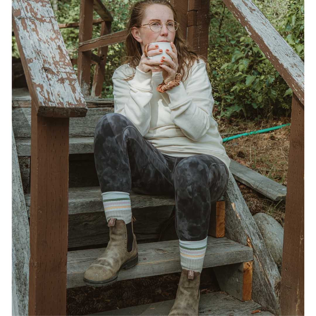 Premium Heavyweight Cotton Crew Socks for Men & Women - Ultra Soft & Durable, Perfect for Hiking, Running & Everyday Comfort