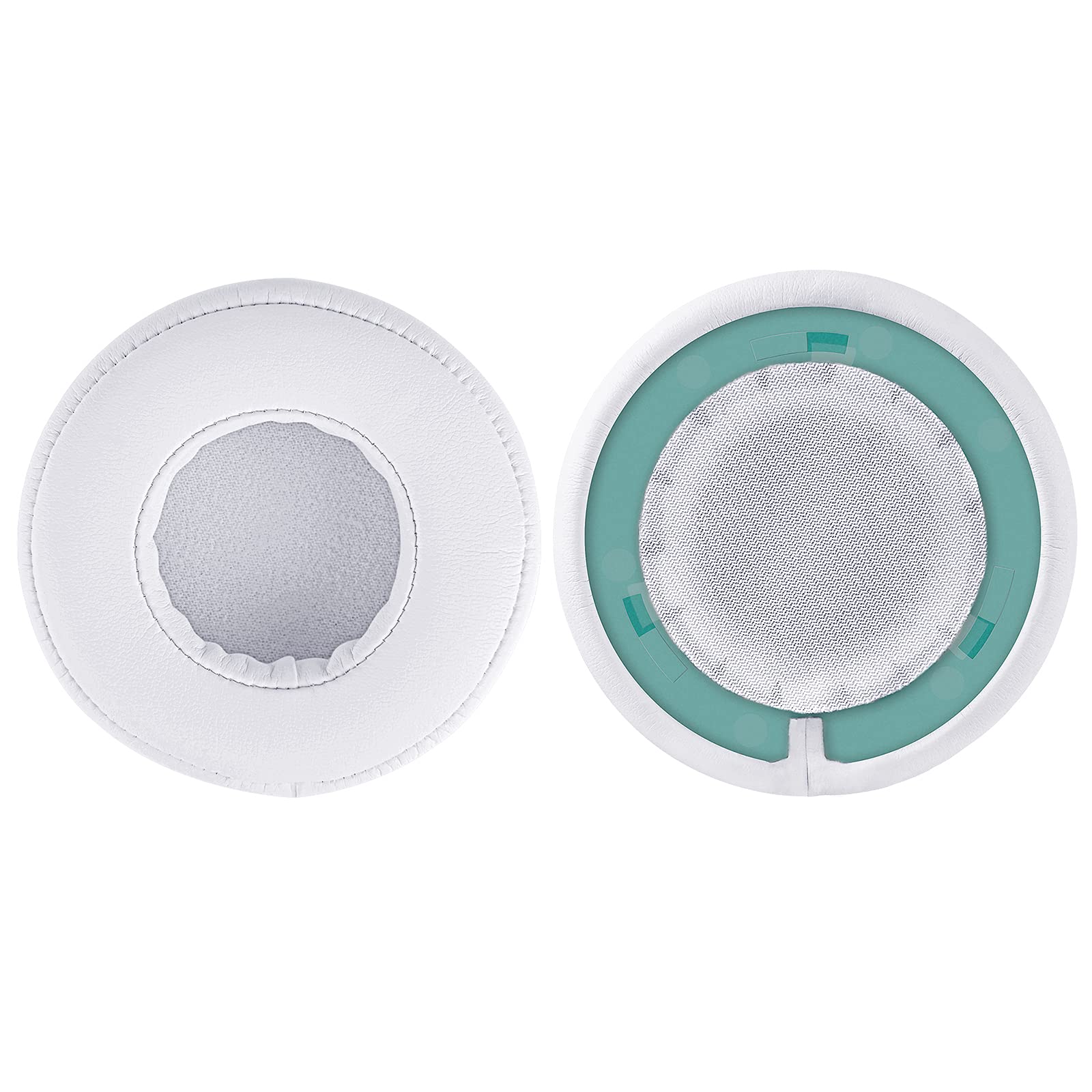 Geekria QuickFit Replacement Ear Pads for Monster Beats Pro Detox Headphones - Soft White Memory Foam Ear Cushions & Earpads - Perfect for Gaming, Music & Travel Comfort