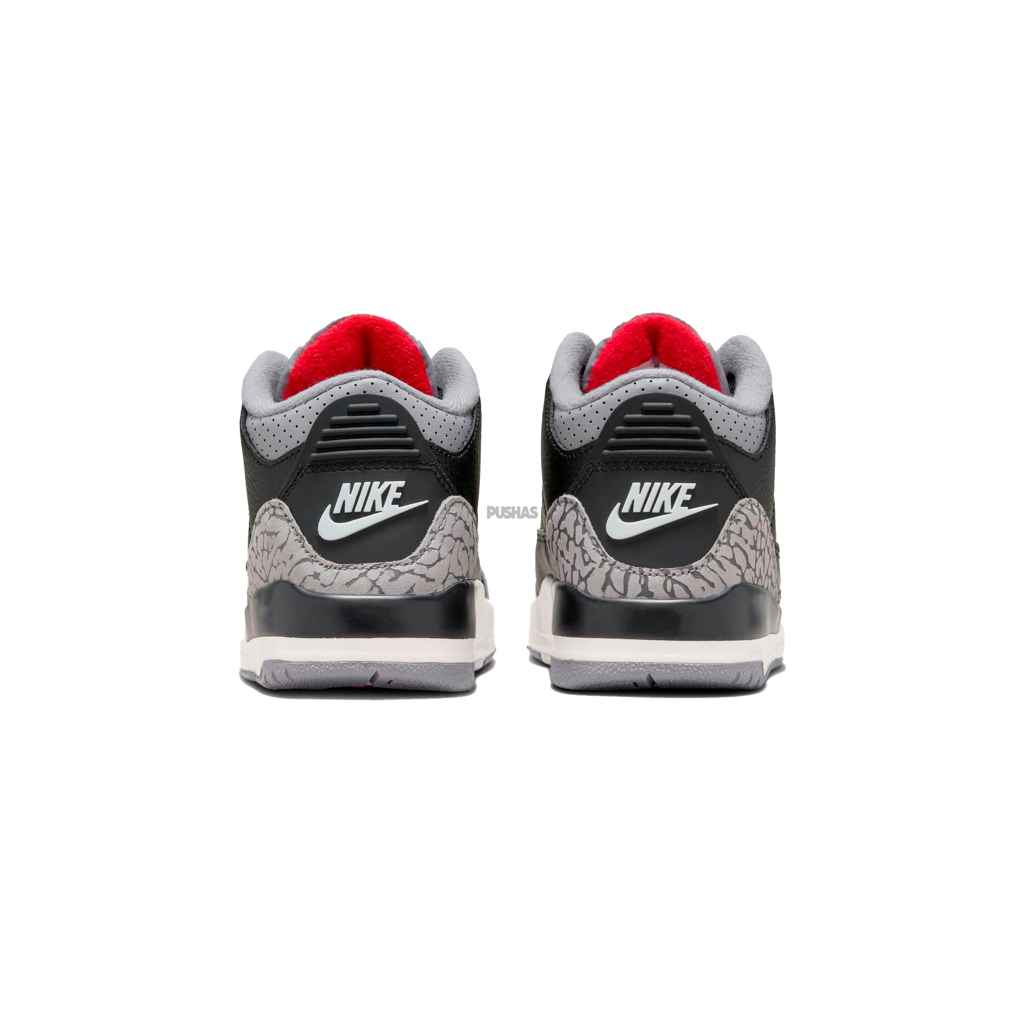 Air Jordan 3 Retro 'Black Cement' PS Sneakers (2024) - Men's Basketball Shoes for Streetwear & Casual Style