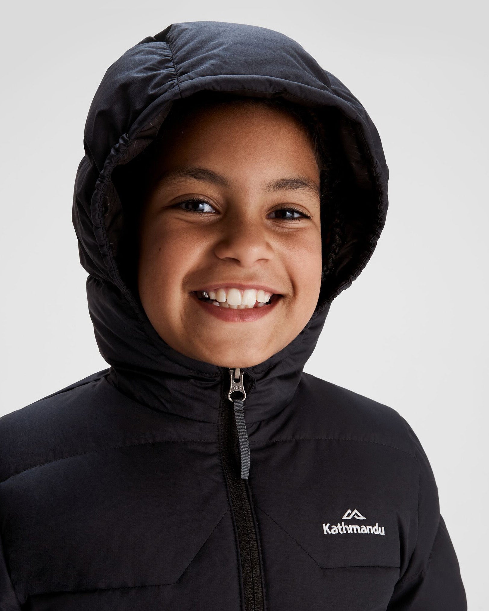 Girls' Epiq Down Jacket - Warm Winter Coat for Kids, Waterproof & Windproof, Black/Black - Perfect for Snow Play, School & Outdoor Activities