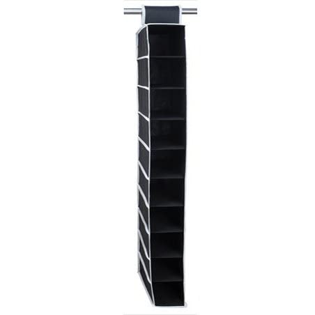 Sunbeam 3-Tier Closet Organizer Shelf - Space Saving Storage for Bedroom, Bathroom & Pantry - Foldable & Sturdy Design for Easy Organization