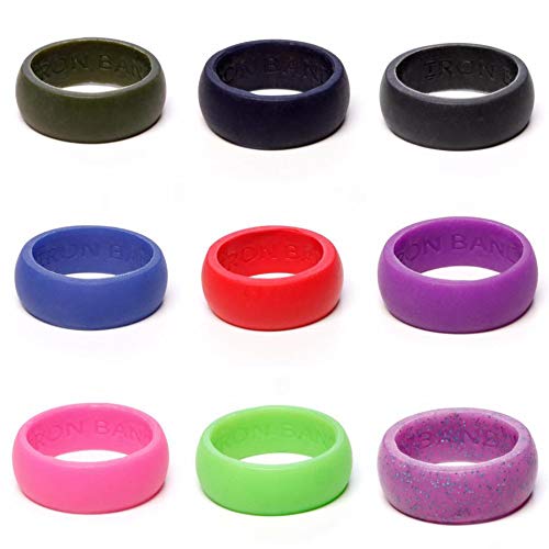 Women's Silicone Wedding Rings - Comfortable & Durable for Active Lifestyles - Perfect for Gym, Swimming, Travel & Outdoor Activities