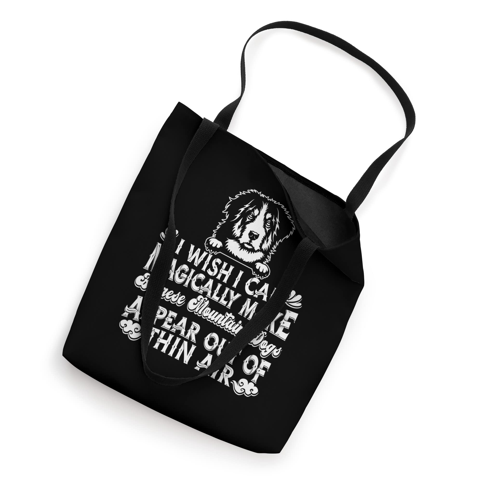 Bernese Mountain Dog Tote Bag for Dog Lovers - Durable Canvas Pet Owner Gift - Perfect for Grocery Shopping, Beach Trips & Dog Park Outings