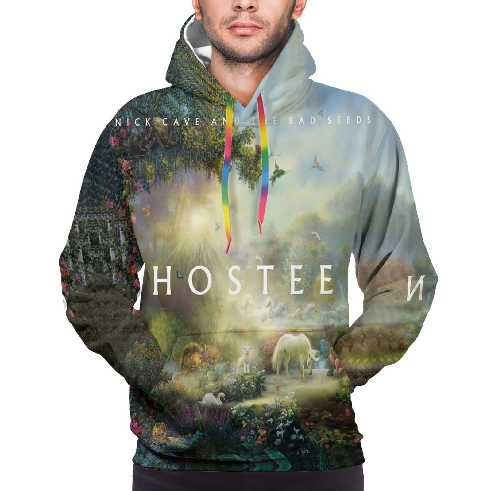 Nick Cave And The Bad Seeds Ghosteen Hoodie - Men's Casual Long Sleeve Pullover Hooded Sweatshirt for Exercise, Streetwear & Music Fans