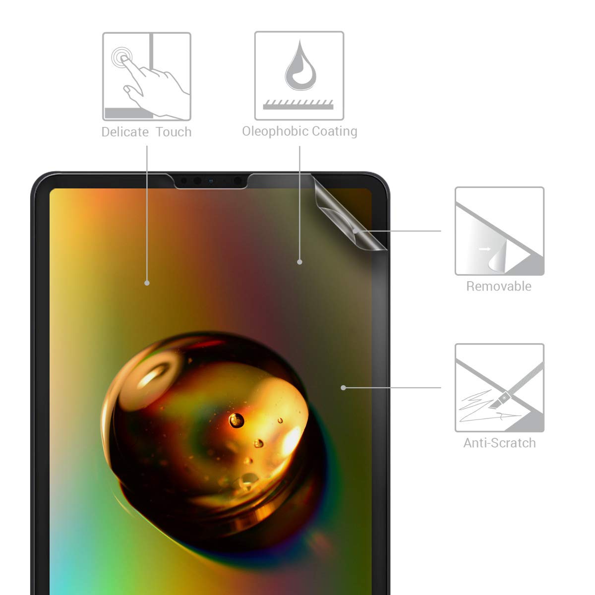 kwmobile Matte Screen Protector for Apple iPad Pro 11