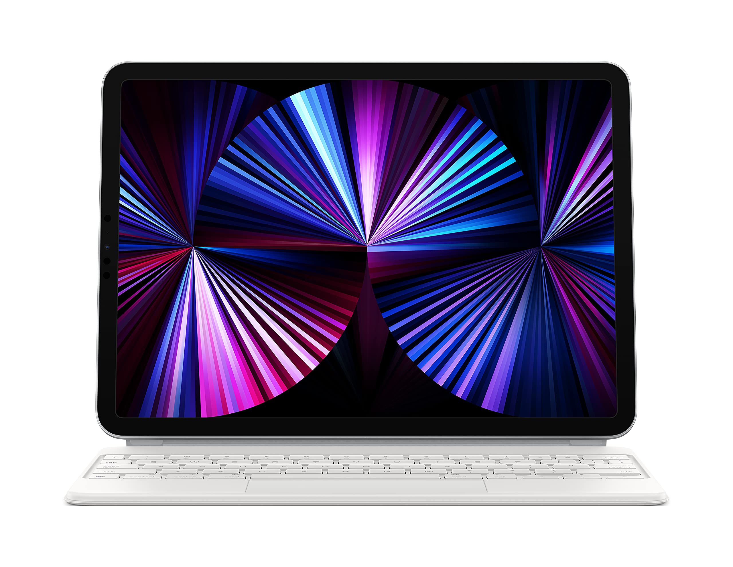 Apple USB-C Magic Keyboard for 11-inch iPad Pro 3rd Gen & iPad Air 4th Gen - White (Renewed) | Wireless Bluetooth Keyboard with Backlit Keys | Perfect for Work, Travel & Home Office Use