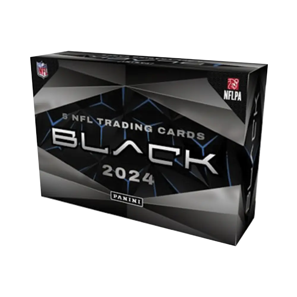 2024 Panini Black Football Hobby Box - Premium NFL Trading Cards Collection for Collectors & Investors - Perfect for Sports Memorabilia Enthusiasts and Fantasy Football Fans