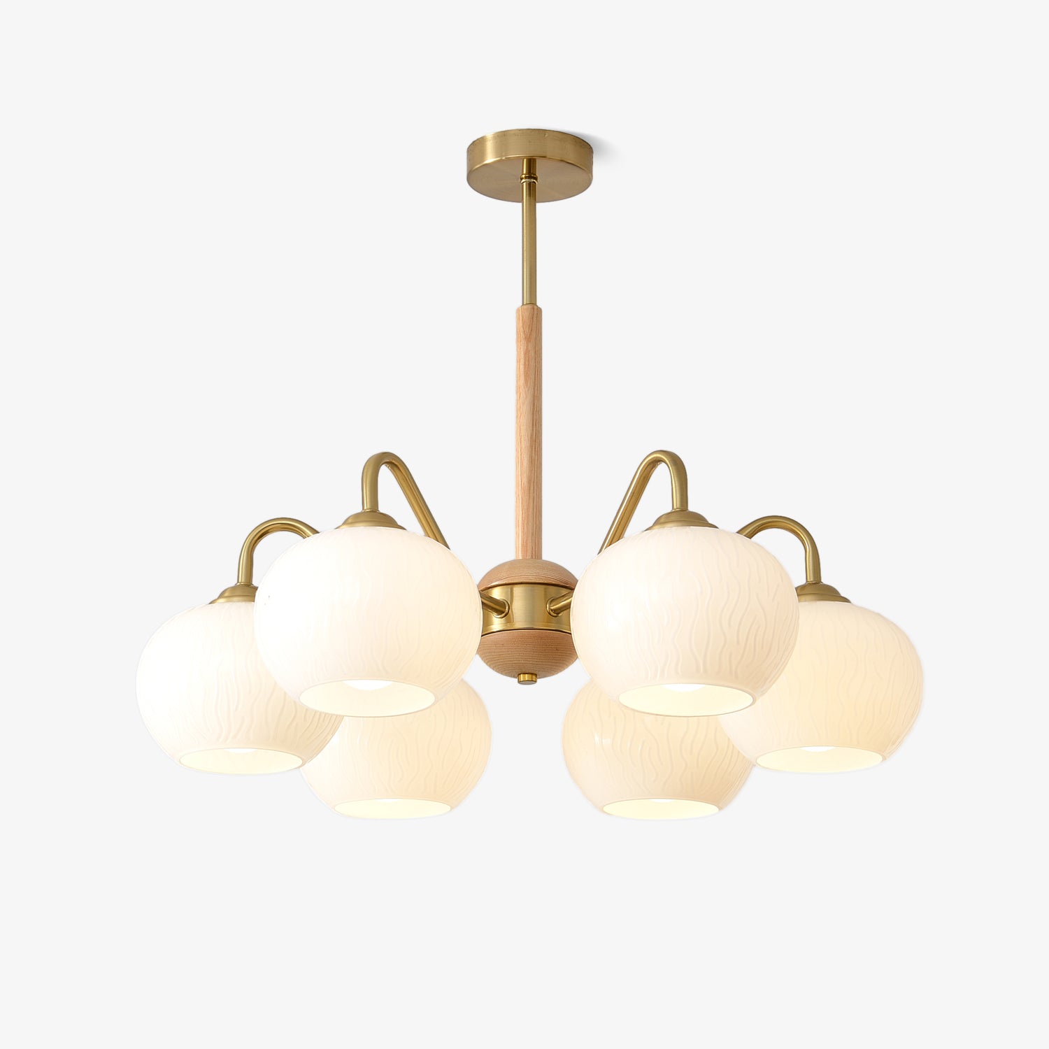 Hans Bergstrom Crystal Chandelier - Elegant Modern Ceiling Light Fixture for Dining Room, Living Room & Bedroom | Energy Efficient LED Lighting | Perfect for Home Decor & Special Occasions