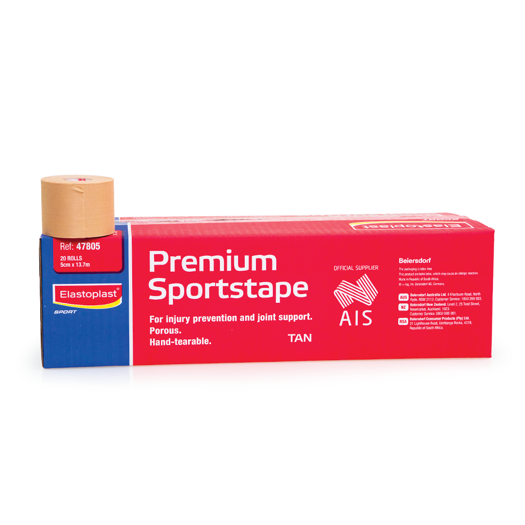 Elastoplast Sport Premium Tape - Breathable & Waterproof Athletic Tape for Injury Support & Recovery - Ideal for Running, Basketball & Gym Workouts