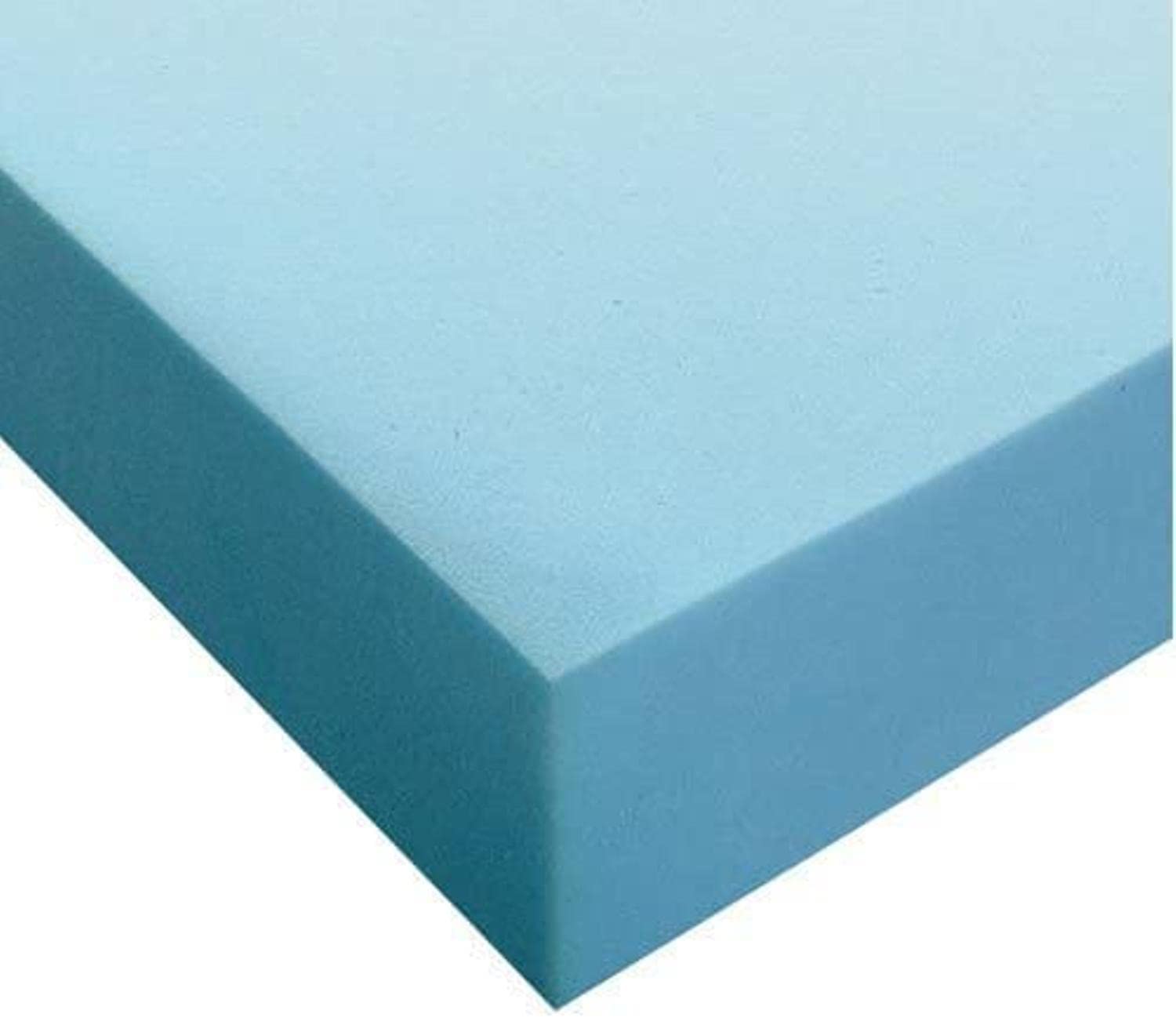 Medium Density Polyurethane Foam Sheets (100x200x1cm) - 25kg/m³ Blue Upholstery Foam for Sofa, Mattress, Cushion Filling, Van Conversion & Camping Mattress - Perfect for DIY Furniture, Home Decor & Vehicle Bedding Projects