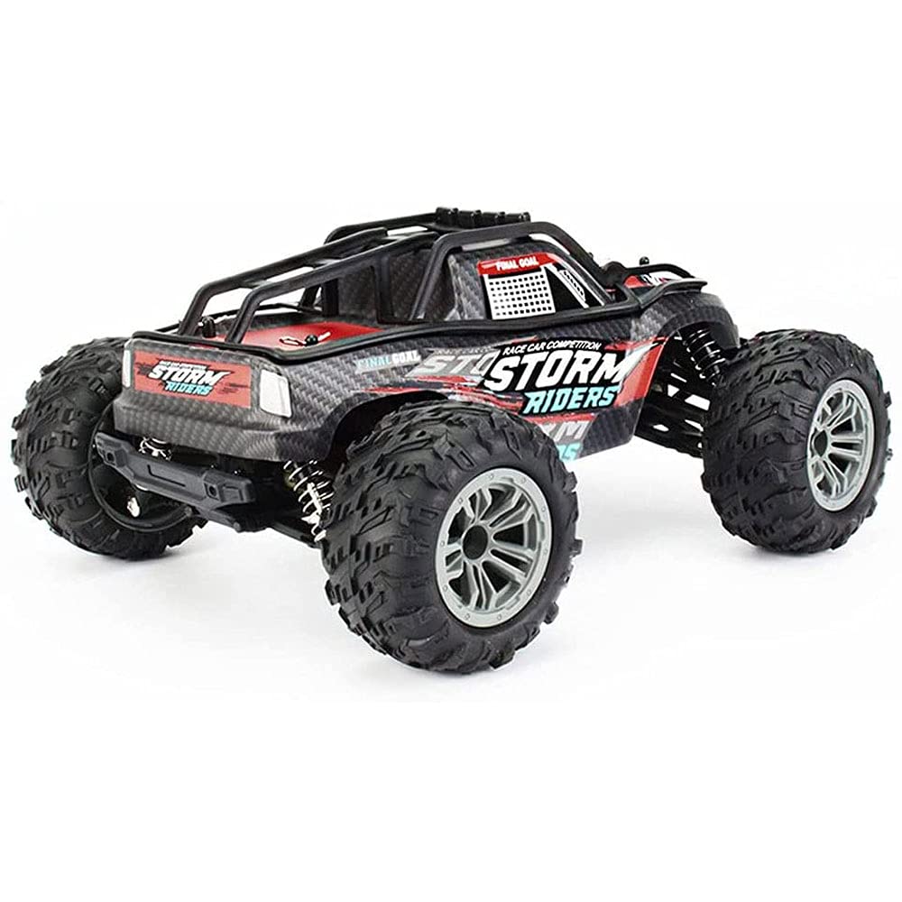1/16 Scale Off-Road Remote Control Car | 2.4Ghz Wireless Monster RC Truck | All Terrain Climbing Vehicle | 36KM/H High Speed RC Car | Durable Toy for Kids & Adults | Perfect for Backyard Racing, Off-Road Adventures & Birthday Gifts