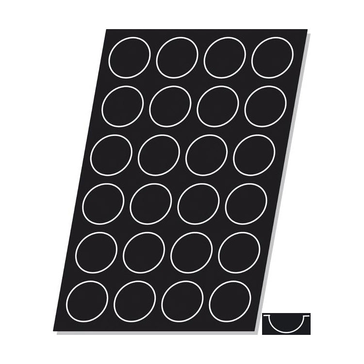 Flexipan FLX01593 Half Sphere Silicone Mold - Set of 24 Non-Stick Baking Molds (3 1/8 Inch Diameter) for Chocolate, Candy, Cake Decorating & DIY Desserts - Perfect for Home Bakers & Professional Chefs