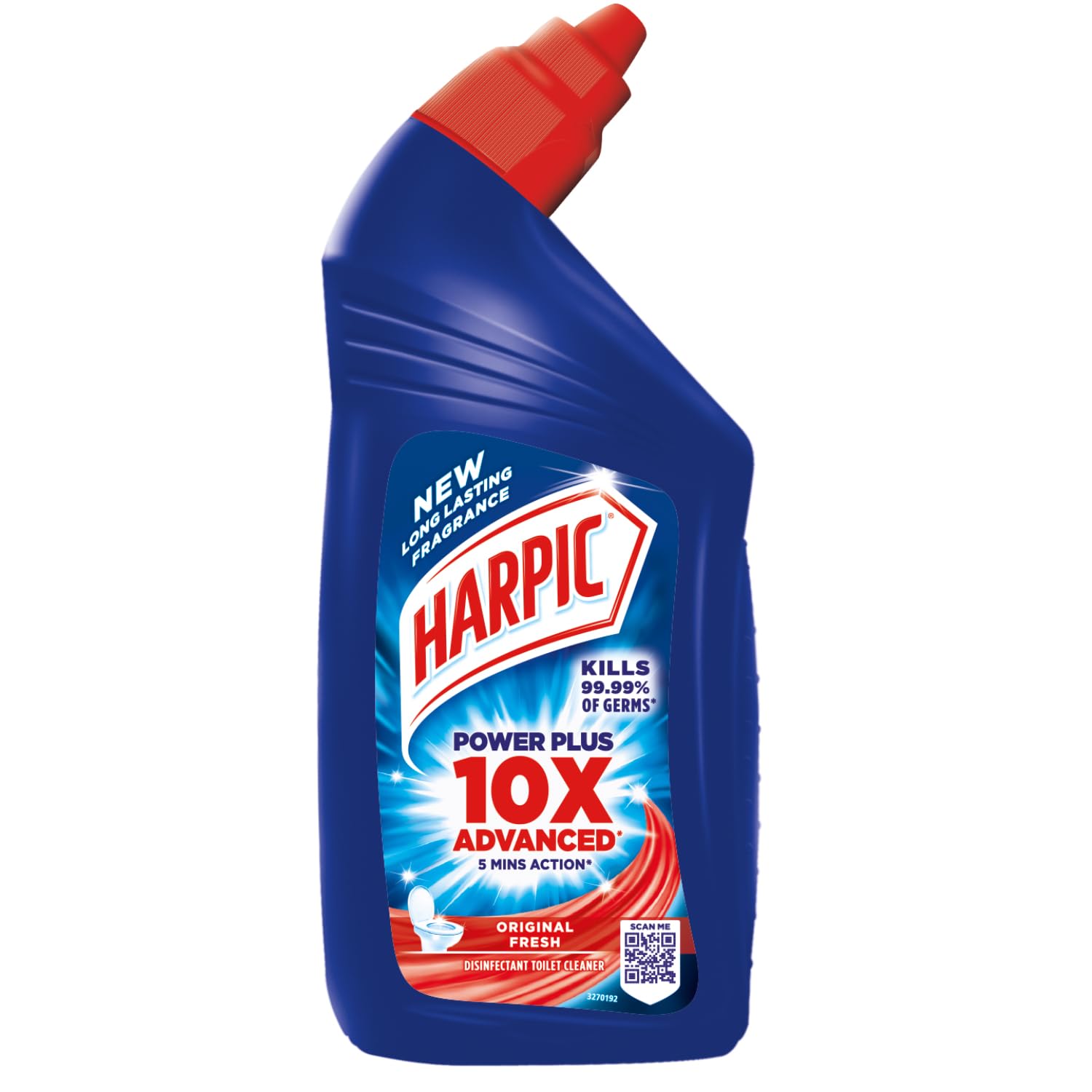 Harpic Original Disinfectant Toilet Cleaner Liquid - 500ml | Thick Acidic Toilet Bowl Cleaner for Deep Cleaning & Stain Removal | Perfect for Bathroom, Home & Commercial Use