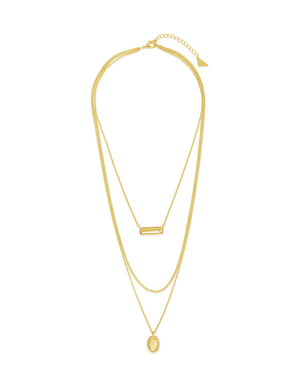 Elegant Hartley Polished Layered Chain Necklace for Women - Perfect for Date Night, Office Wear & Special Occasions