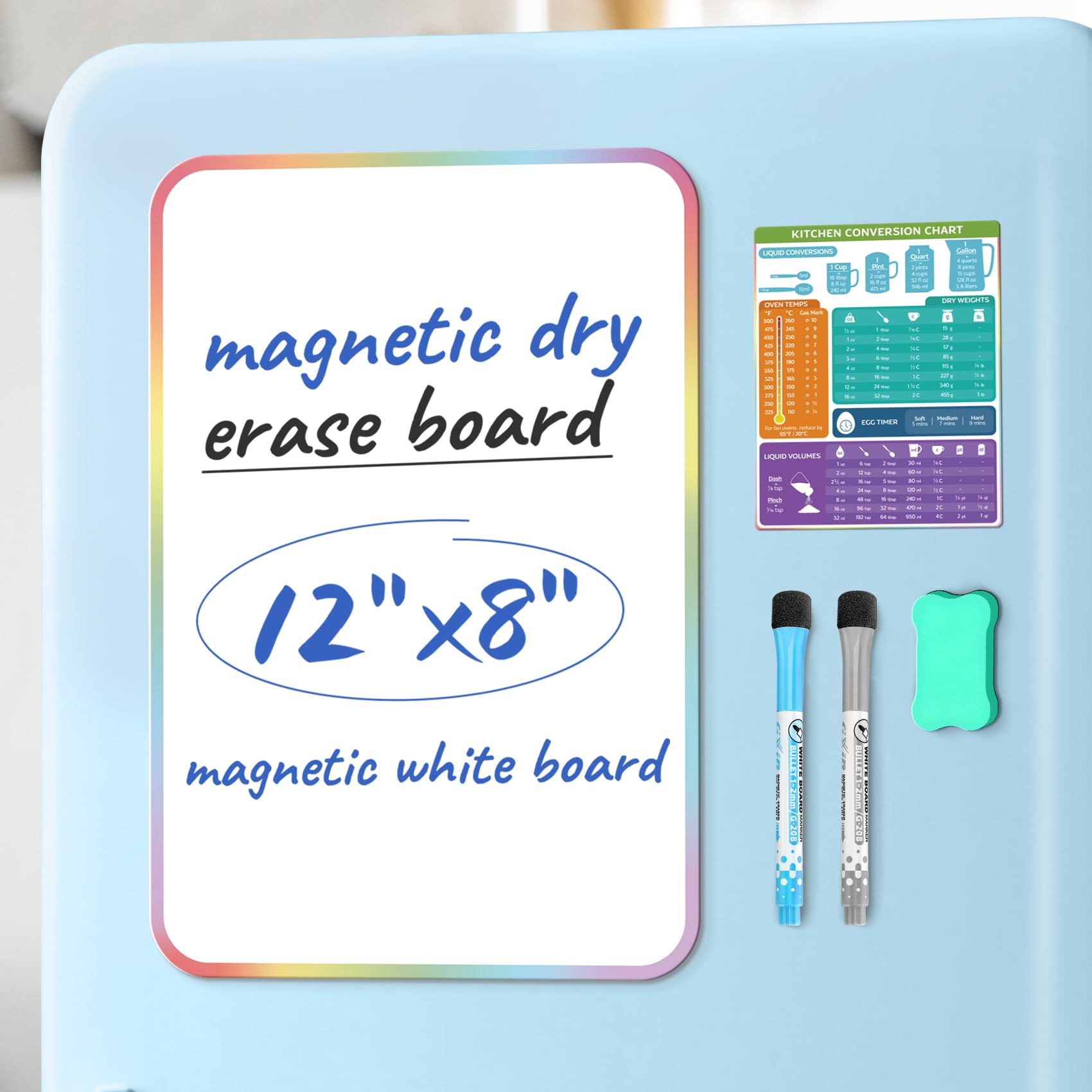 Magnetic Dry Erase Board for Refrigerator - 12