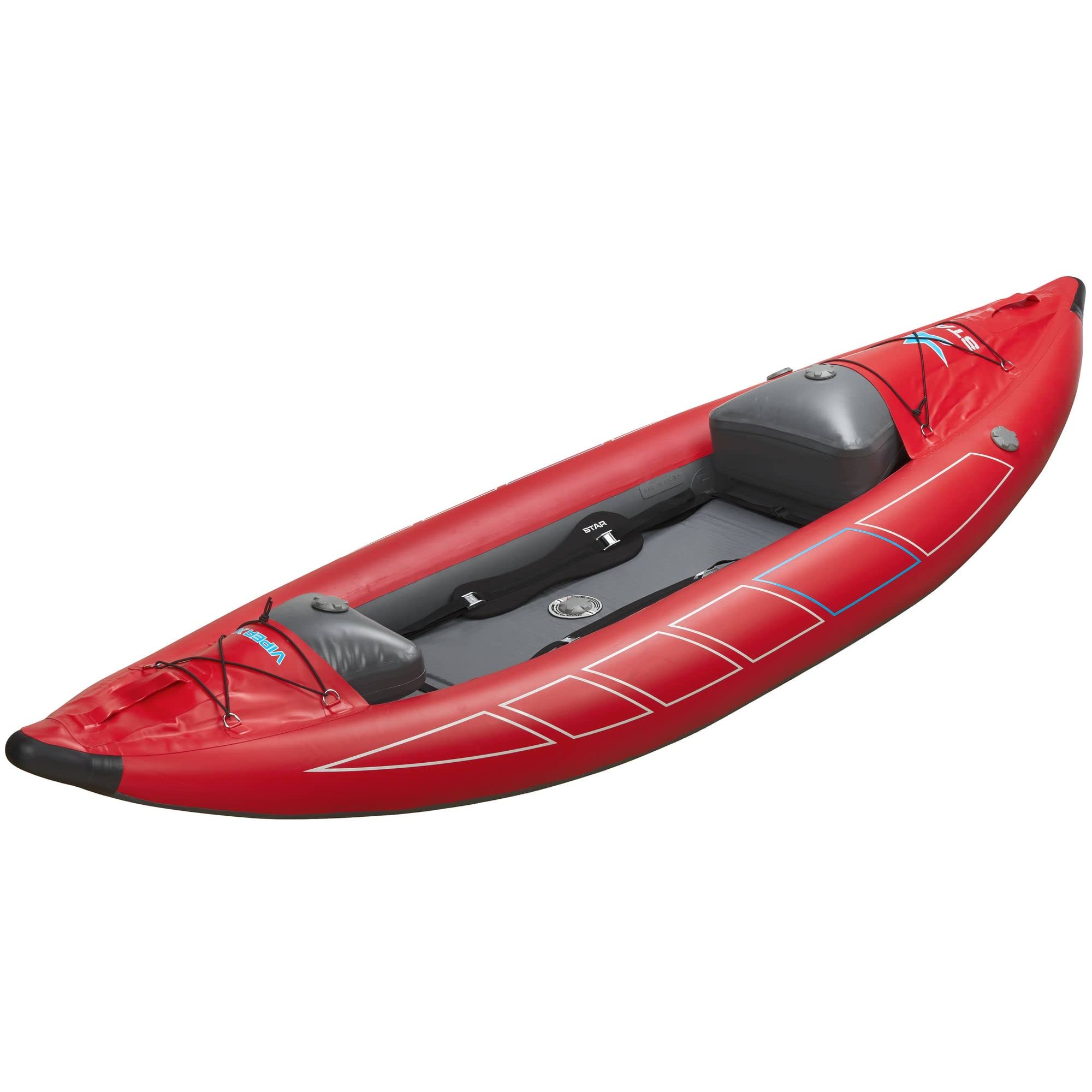 Star Viper XL Inflatable Kayak - 2 Person Lightweight Foldable Canoe for Camping & Fishing | Portable Travel Boat for Lakes, Rivers & Ocean Adventures