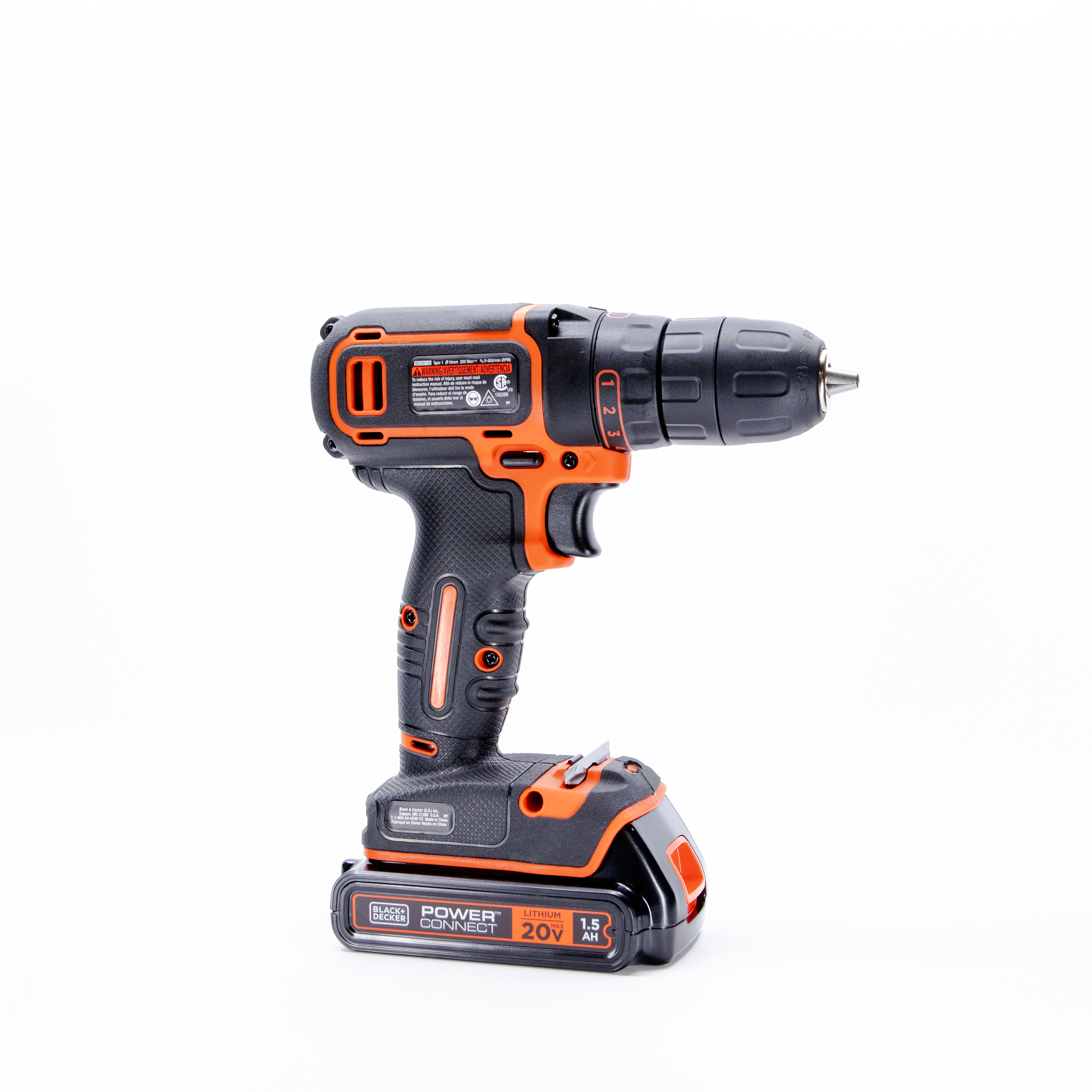 20V MAX Cordless 3/8 Inch Drill Driver Kit with Lithium Ion Battery & Charger - Perfect for DIY Home Projects, Woodworking, and Professional Construction Work