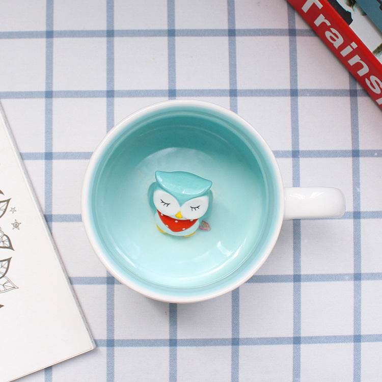 Creative 3D Coffee Mug - Unique Ceramic Cup for Home & Office Use - Perfect Gift for Coffee Lovers