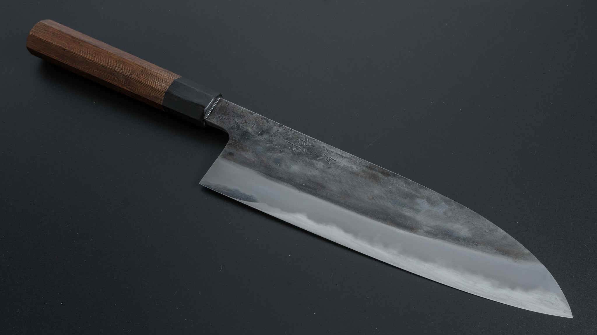 Premium Jiro Tsuchime Wa Gyuto 225mm Japanese Chef Knife with Taihei Tagayasan Handle - Perfect for Sushi, Meat Cutting & Professional Kitchen Use