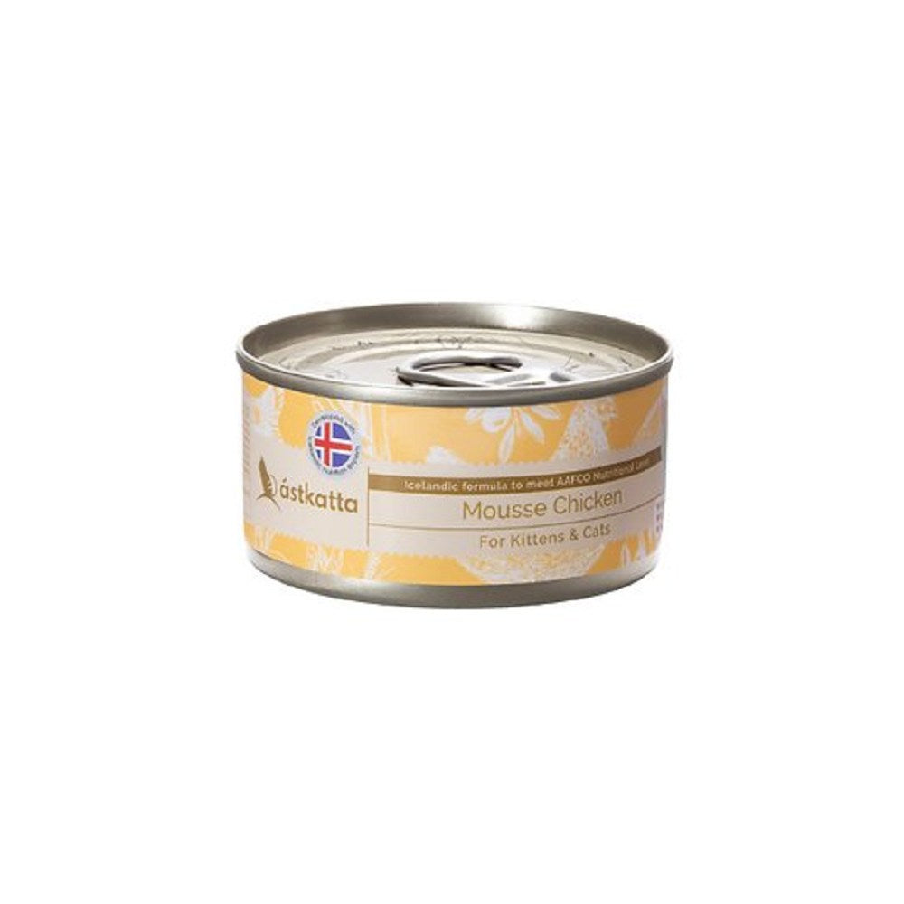 Premium Chicken & Goat Milk Mousse Cat Food - Grain-Free Wet Cat Food for Adult & Senior Cats - High Protein Meal Topper or Complete Meal - Perfect for Picky Eaters & Digestive Health