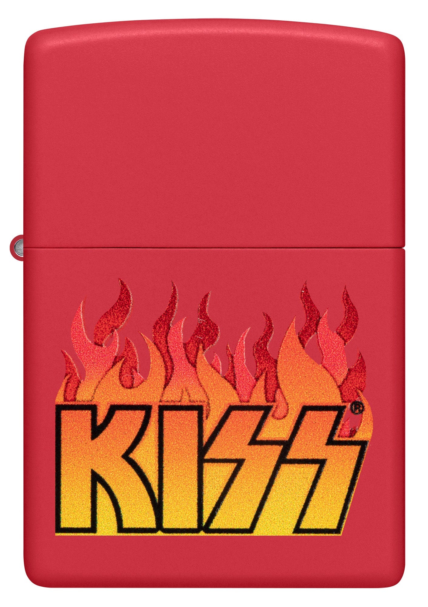 Kiss Flames Red Matte Lipstick - Long Lasting, Highly Pigmented Lip Color for Women | Perfect for Parties, Date Nights & Special Occasions