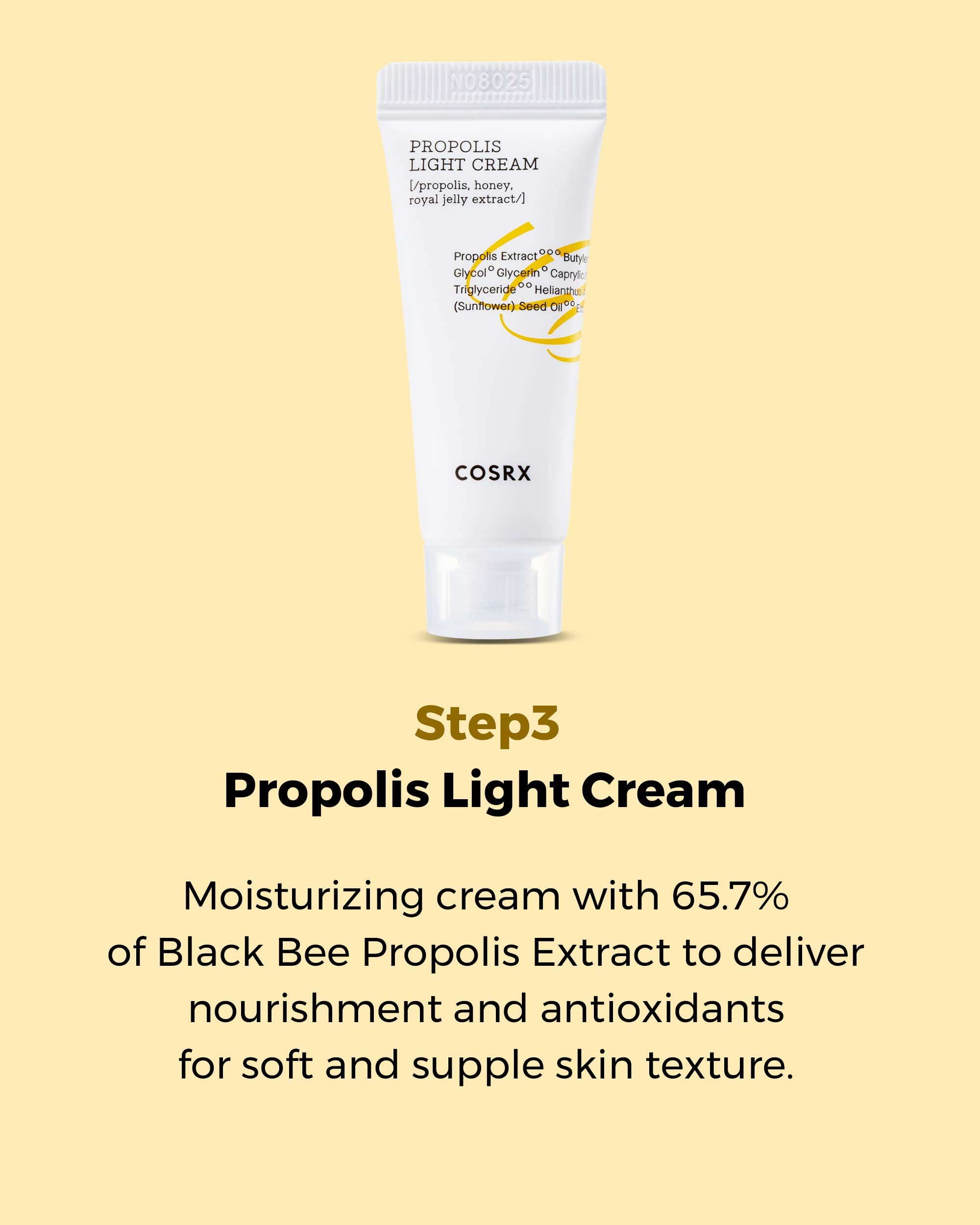 COSRX Honey Glow Kit - Korean Skincare Set with Propolis Facial Toner, Serum & Cream | Mini Travel Essentials for Deep Moisture & Hydration | Nourishing Skincare Gift Set | Perfect for Travel, Dry Skin Care & Daily Hydration Routine