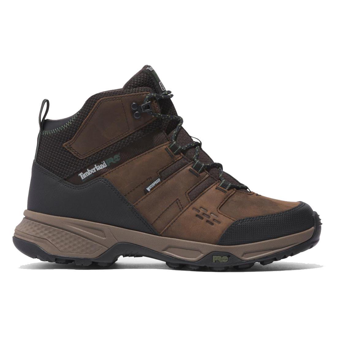 Switchback Lt 6 Inch Soft Toe Waterproof Work Boots for Men - Brown/Tan - Durable & Comfortable for Outdoor, Hiking & Construction