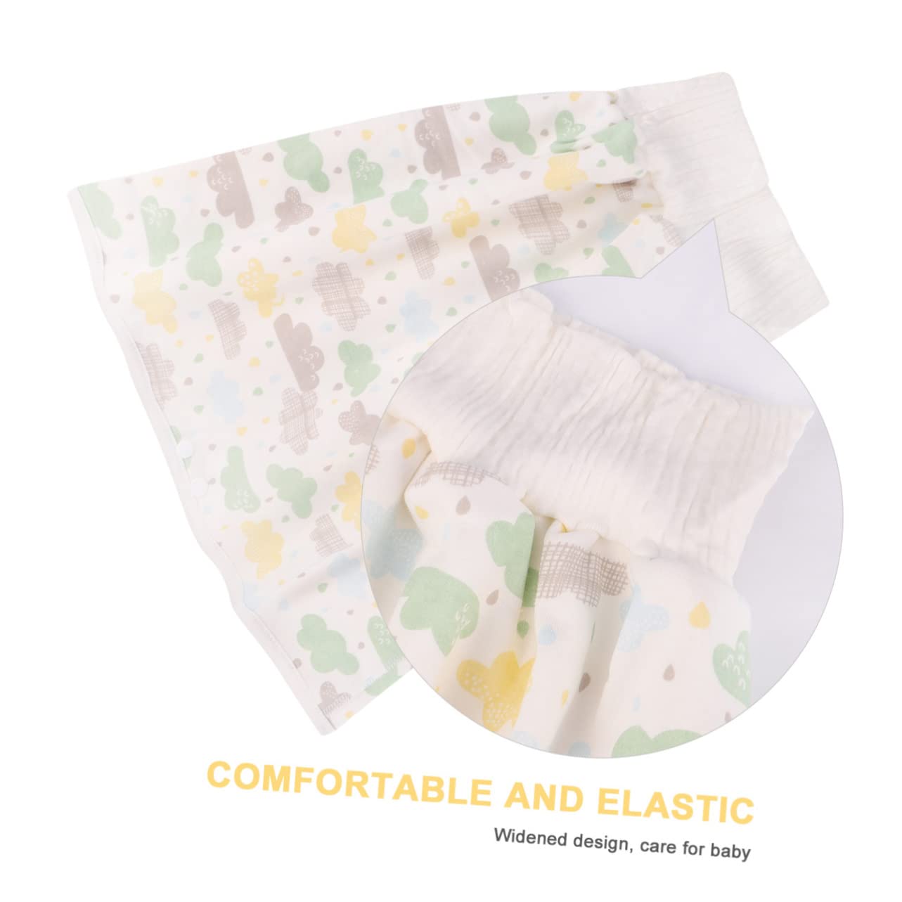 Wakauto 4 Pack Cotton Diaper Skirts - Soft Leakproof Potty Training Pants for Babies & Toddlers - Perfect for Daycare, Playtime & Overnight Protection