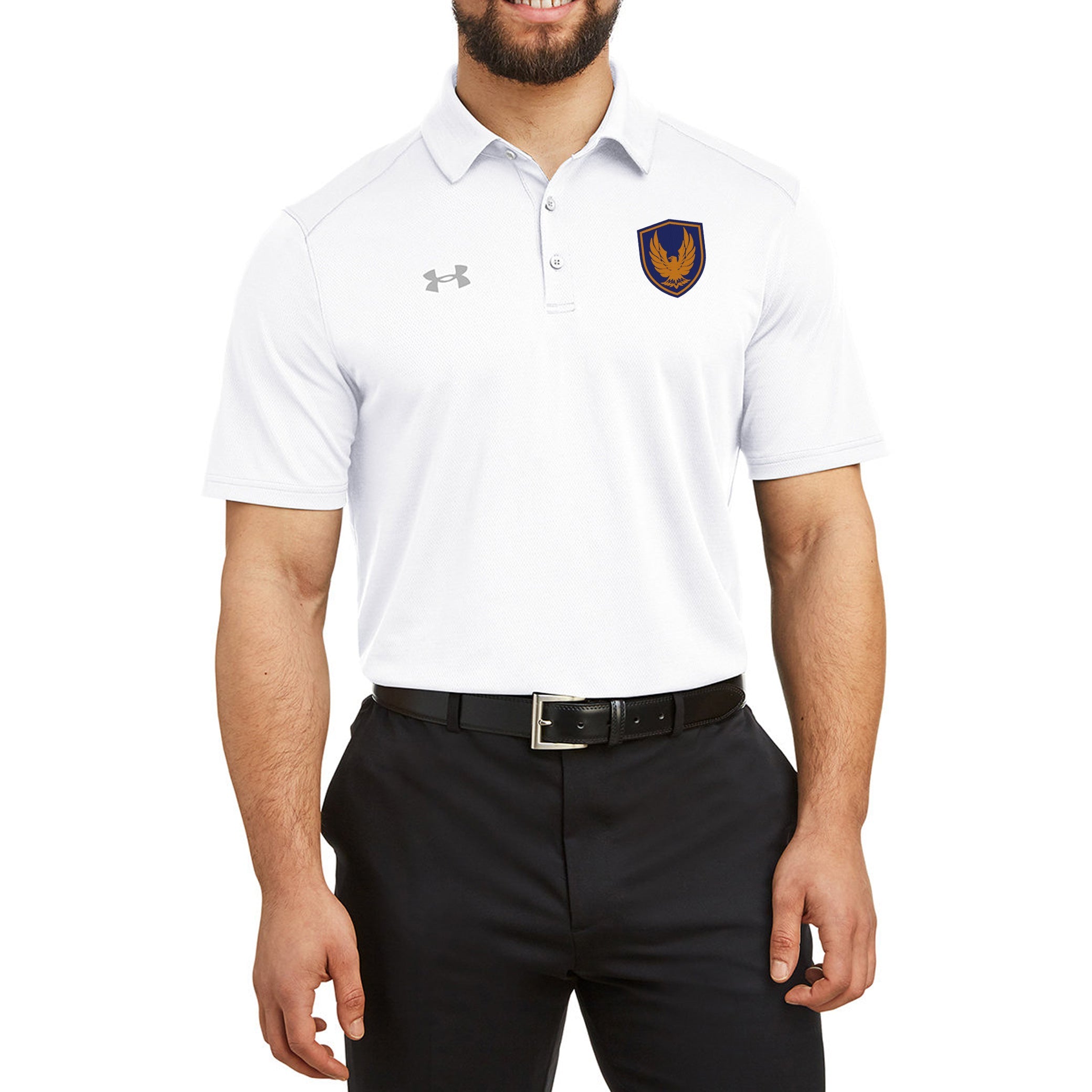 GHFH Rugby UA Team Tech Polo - High-Performance Men's Rugby Shirt for Training & Games - Moisture-Wicking & Breathable Fabric