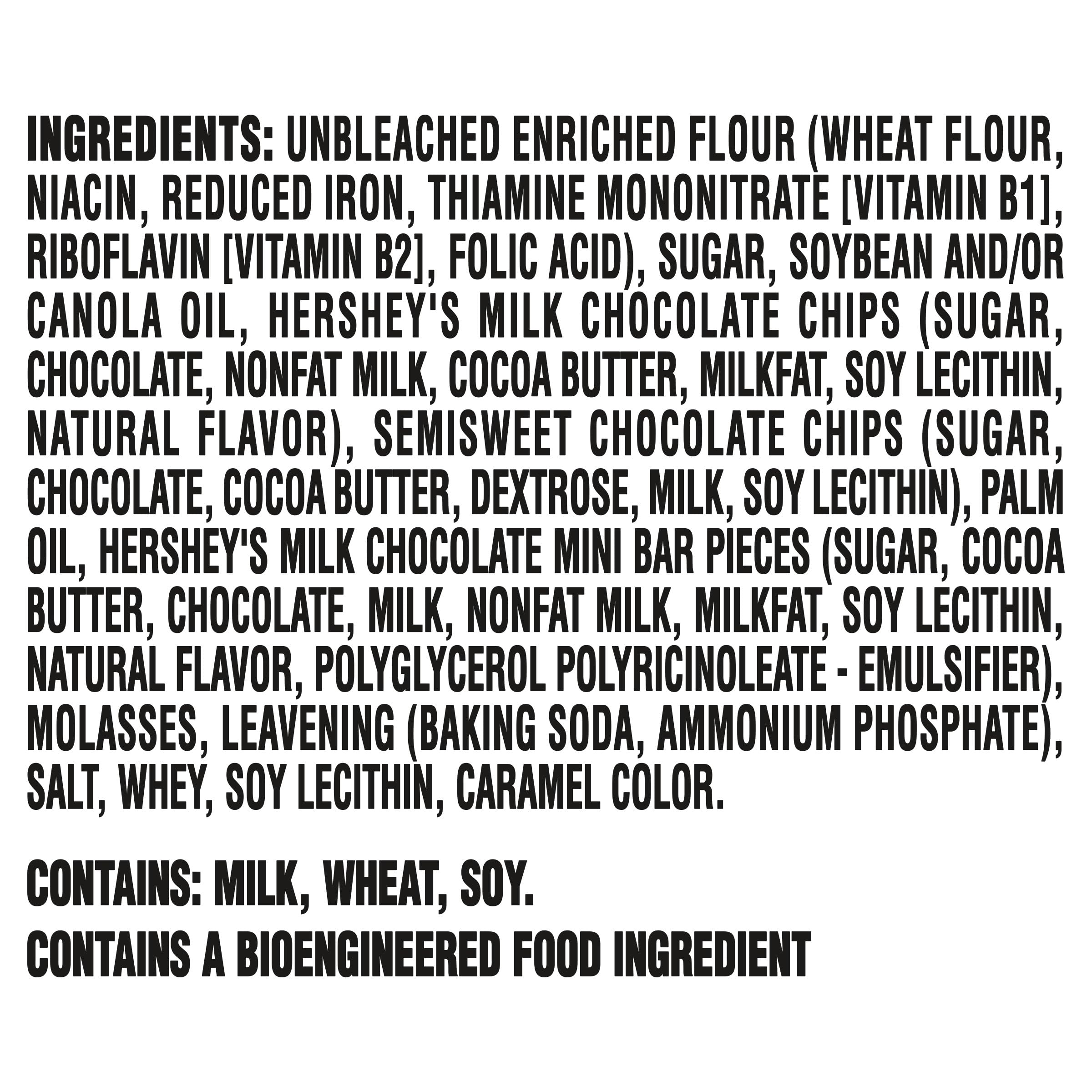 Hershey's Milk Chocolate Chip Cookies - CHIPS AHOY! 9.5 oz Bag | Soft Baked Cookies for Snacking, Lunch Boxes & Office Treats