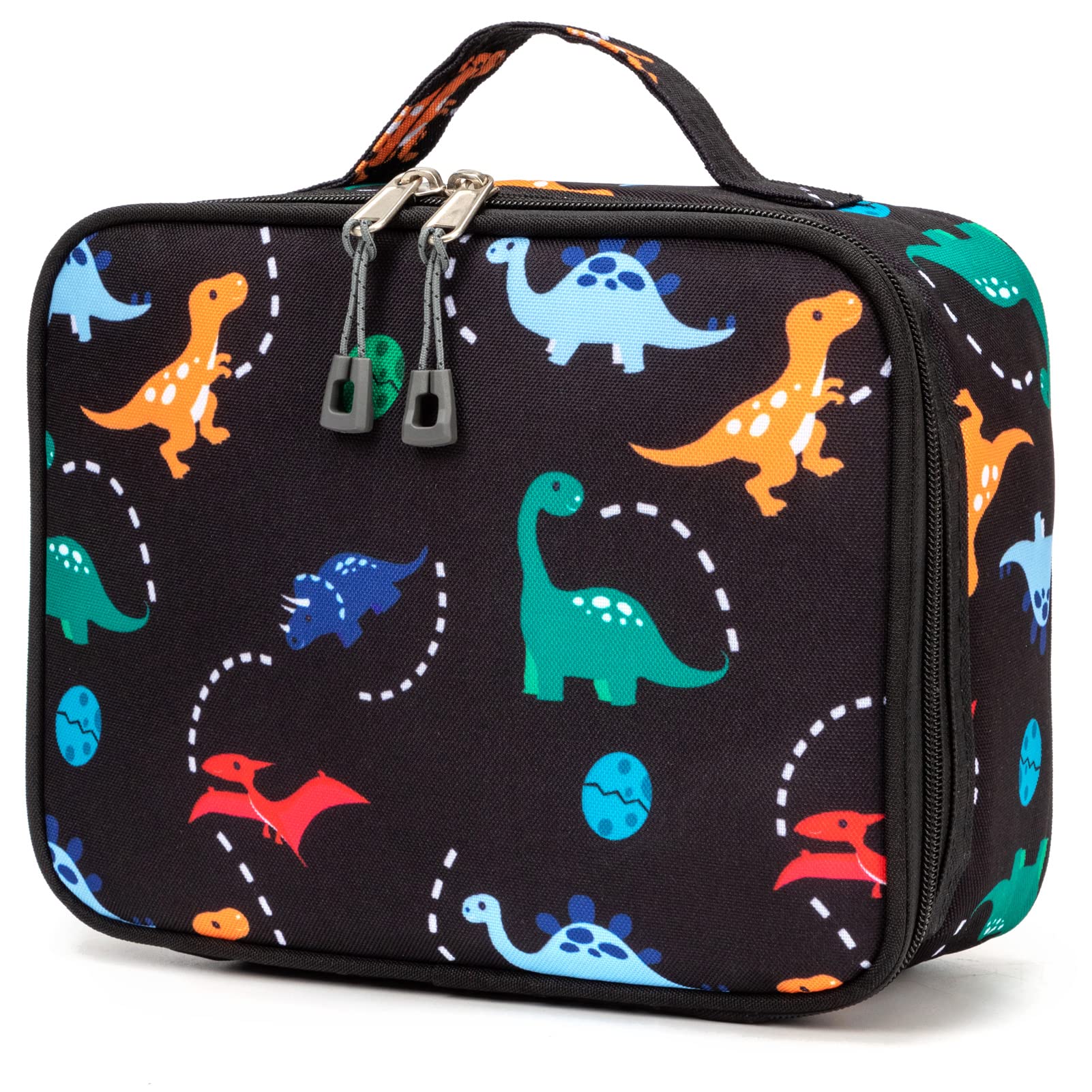Dinosaur Insulated Lunch Box for Kids - Leak Proof Thermal Lunch Bag for Preschool, Kindergarten, School & Travel - Perfect for Picnics, Field Trips & Daily Lunch Storage