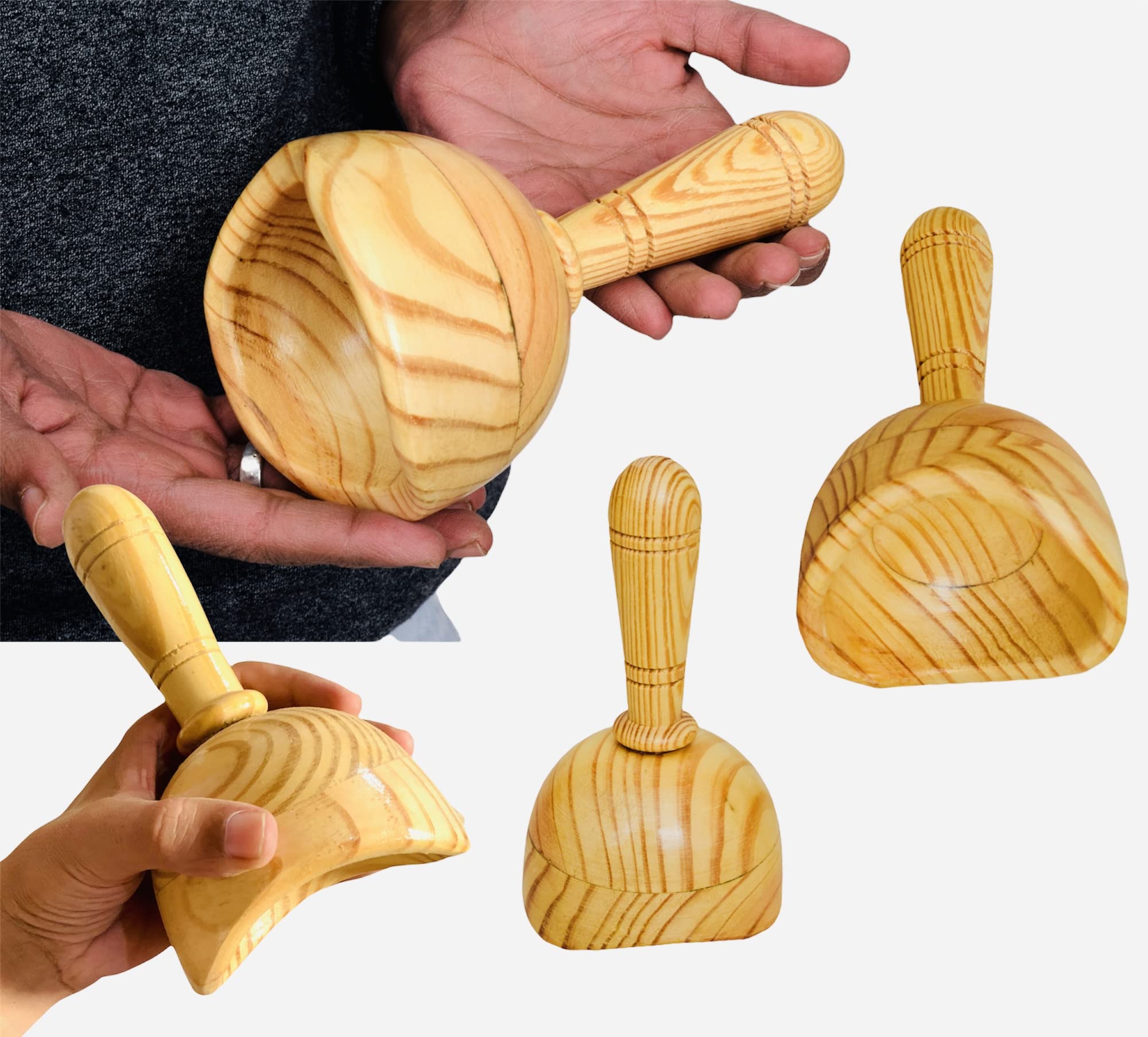 Maderoterapia Wooden Body Massage Kit - Set of 8 Wooden Massage Rollers for Relaxation, Rejuvenation & Cellulite Reduction | Full Body Wood Therapy Tools for Home Spa, Lymphatic Drainage & Self-Care Routine