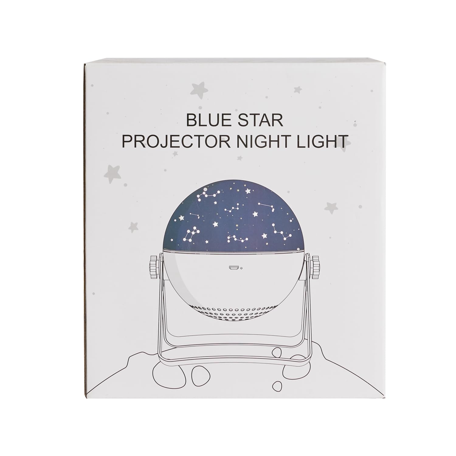 ONEFIRE Kids Night Light Projector with Bluetooth Music, 360° Rotating Star Projector with 48 Colors & Remote Timer - Perfect for Bedroom, Nursery, Sleep Aid & Relaxation