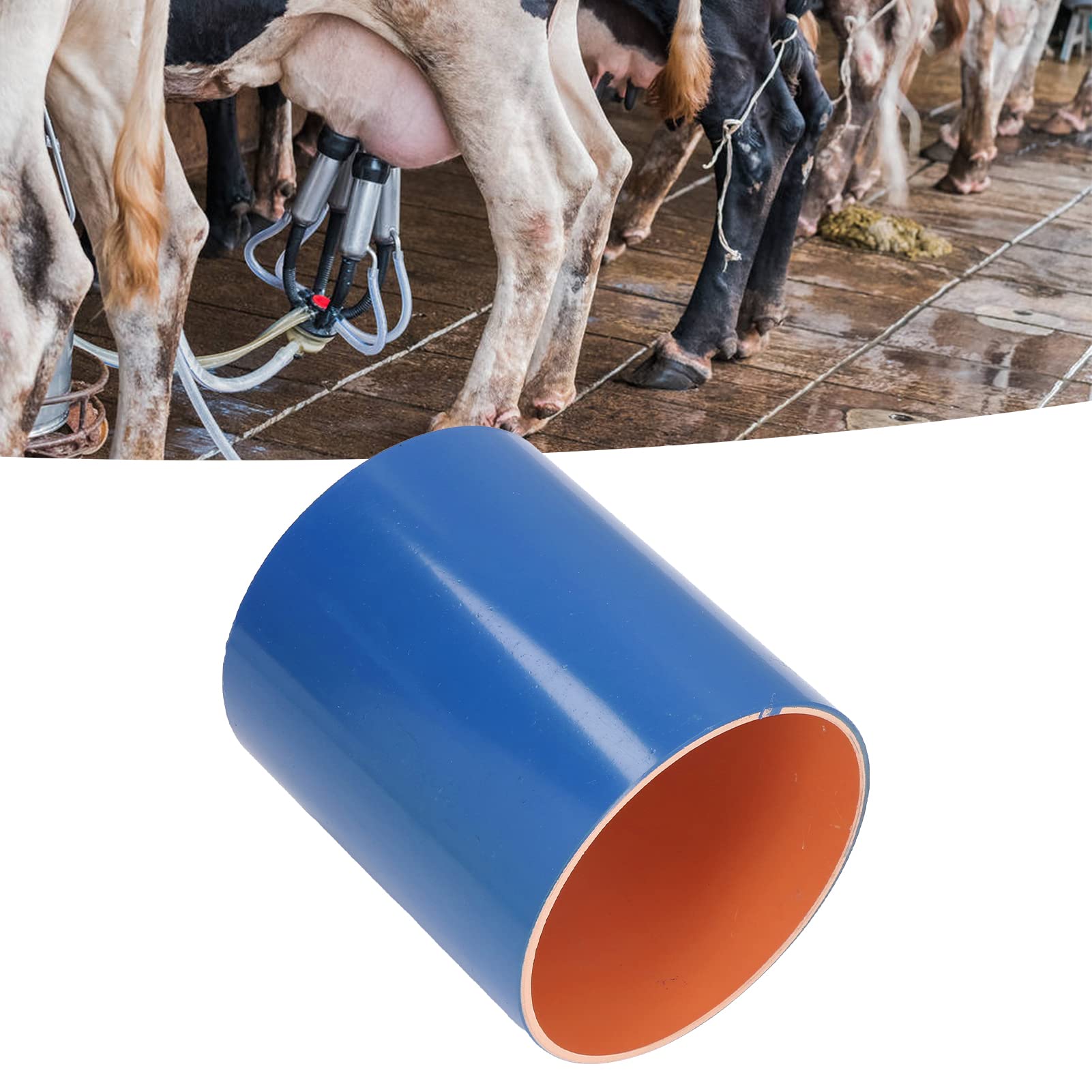TOPINCN Piston Milking Machine Pump Shell Replacement - Durable Cow Milking Equipment Accessories for Milker Machine, Piston Cylinder & Suction Housing - Perfect for Dairy Farm Maintenance & Veterinary Use
