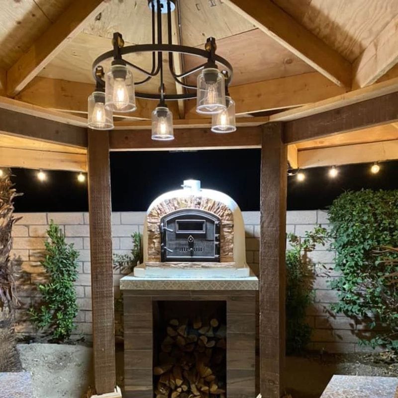 Ventura PREMIUM Sierra Brick Outdoor Pizza Oven - Portable Wood Fired Oven for Backyard, Camping & Patio Cooking | Perfect for Homemade Pizza, Bread & Grilling