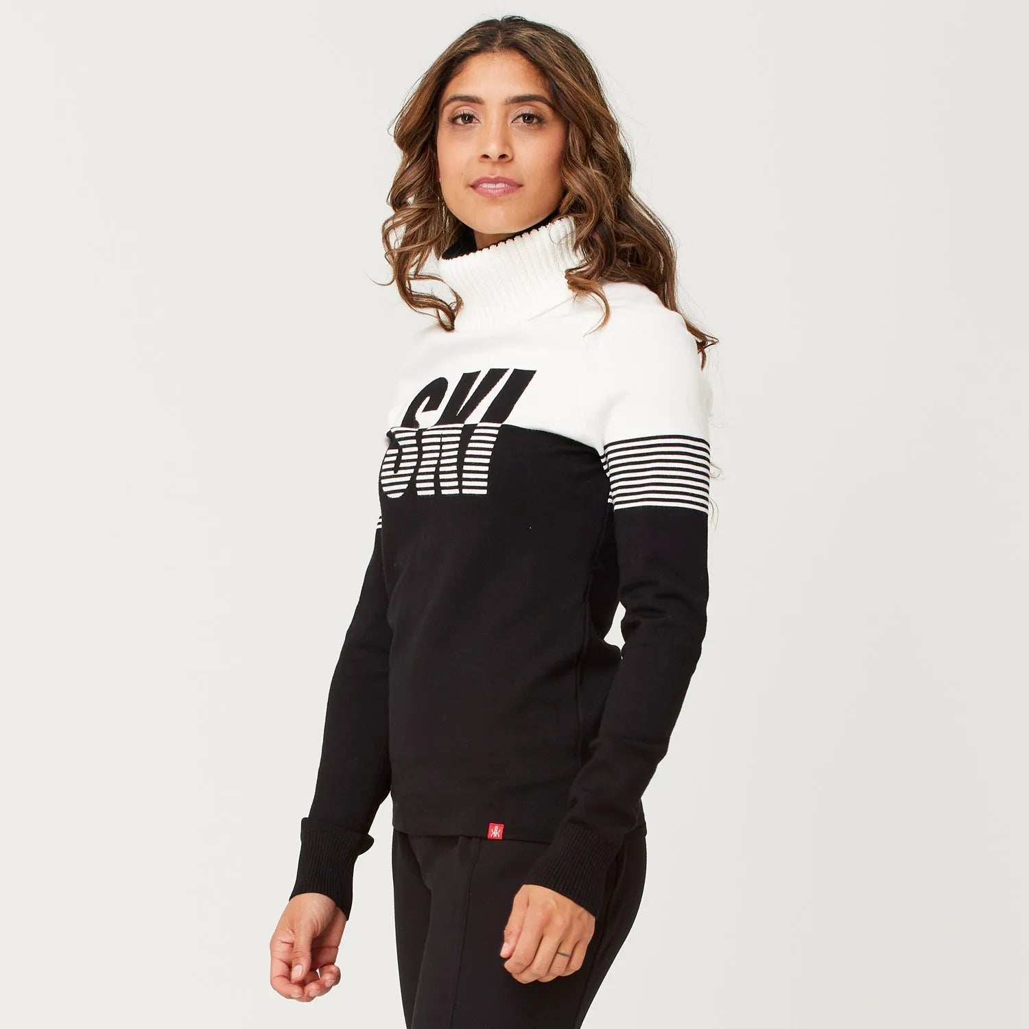 Krimson Klover Women's Slopeside Turtleneck Sweater 2025 | Warm Winter Pullover for Skiing & Snowboarding | Cozy Casual Wear for Cold Weather