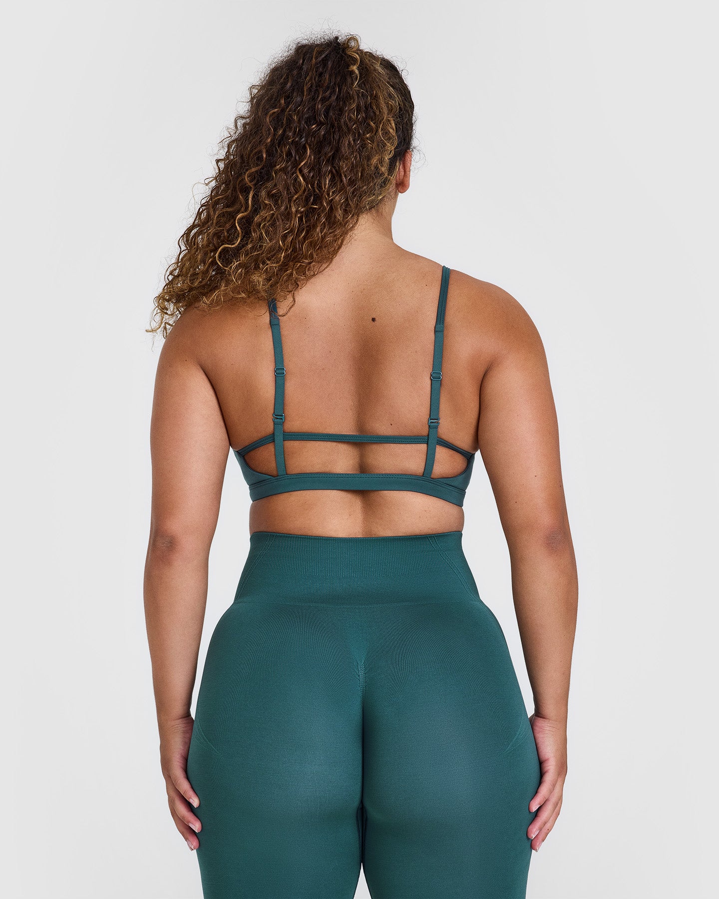 Timeless Strappy Bralette in Marine Teal | Comfortable Lace Underwire Bra for Women | Perfect for Yoga, Lounge & Everyday Wear