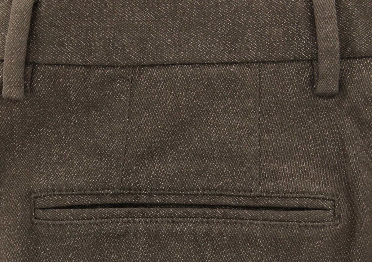 Incotex Slim Fit Caramel Brown Melange Dress Pants for Men - Business Casual & Office Wear