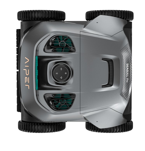 Aiper SEAGULL PRO Cordless Robotic Pool Cleaner - Automatic Wall & Waterline Cleaning for Inground Pools, Gray - Perfect for Weekly Maintenance & Tile Cleaning