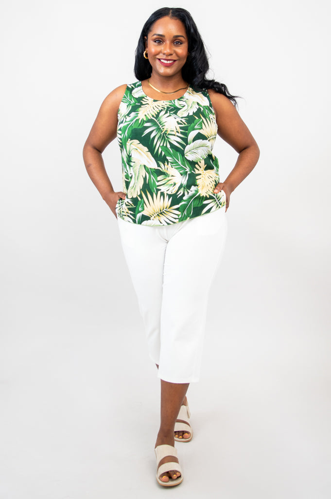 Dee Tank Top for Women - Comfortable & Stylish Honolulu Print Summer T-Shirt - Perfect for Beach Vacation, Casual Outings & Hawaiian Theme Parties