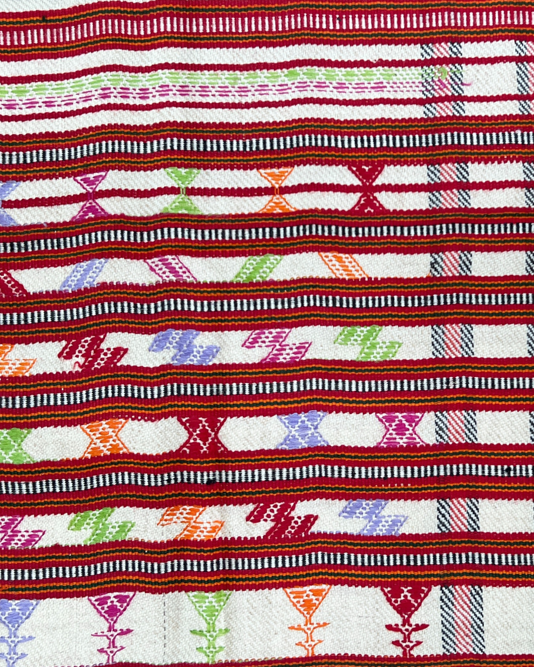 Handmade Tribal Woven Fabric - Medium Size Cotton Textile for Boho Home Decor, Wall Hangings & Table Runners | Perfect for Bohemian Style Living Room, Bedroom & Wedding Decorations