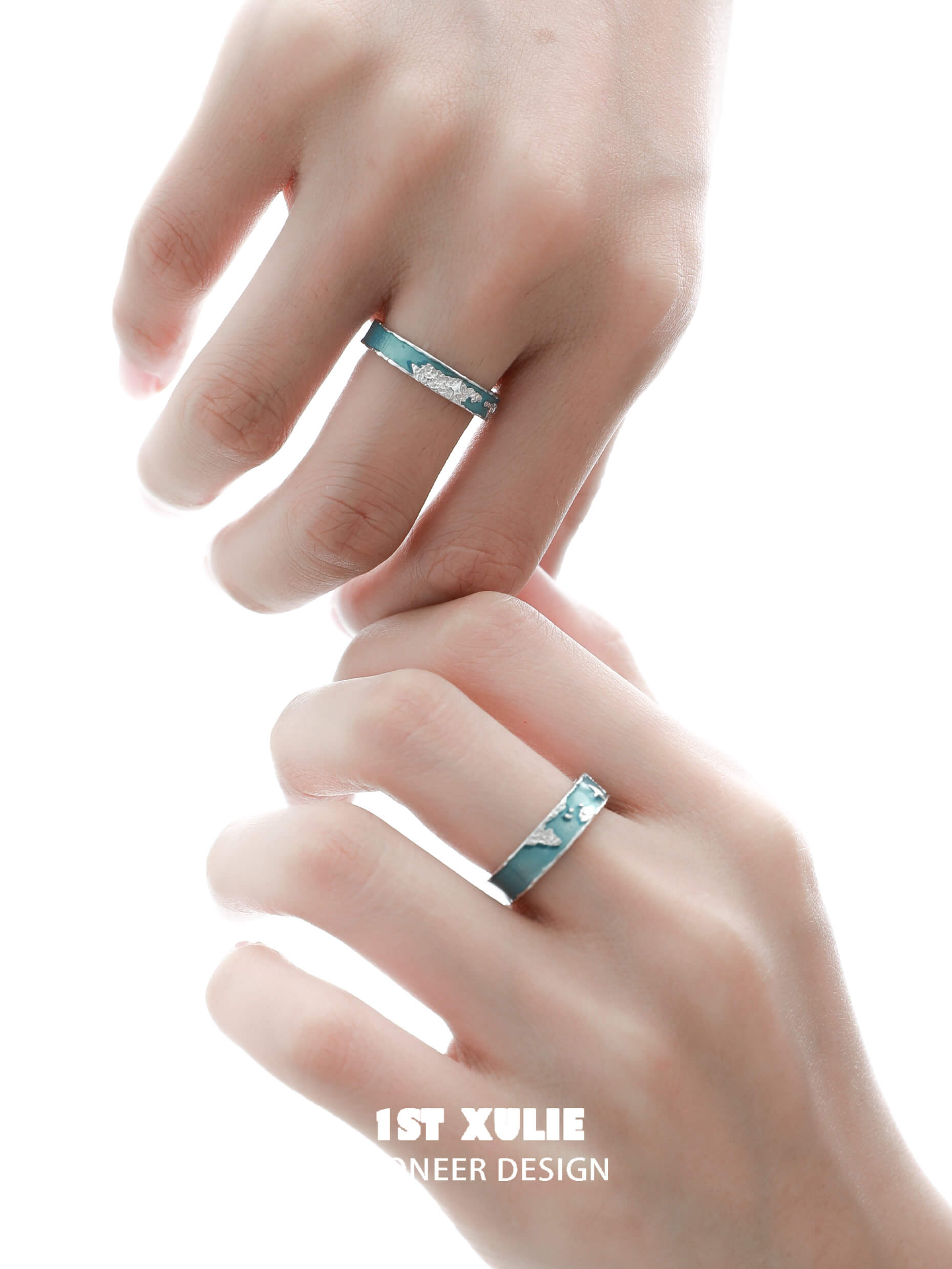 S925 Sterling Silver World Map Couple Rings - Matching Love Rings for Couples, Anniversary Gifts, Wedding Bands - Perfect for Travel Lovers & Romantic Getaways